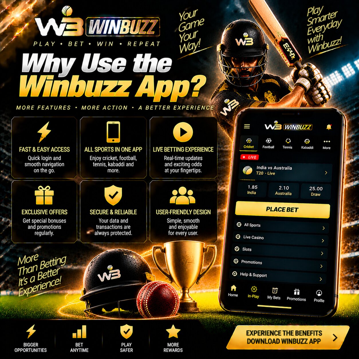 Why Use the Winbuzz App?