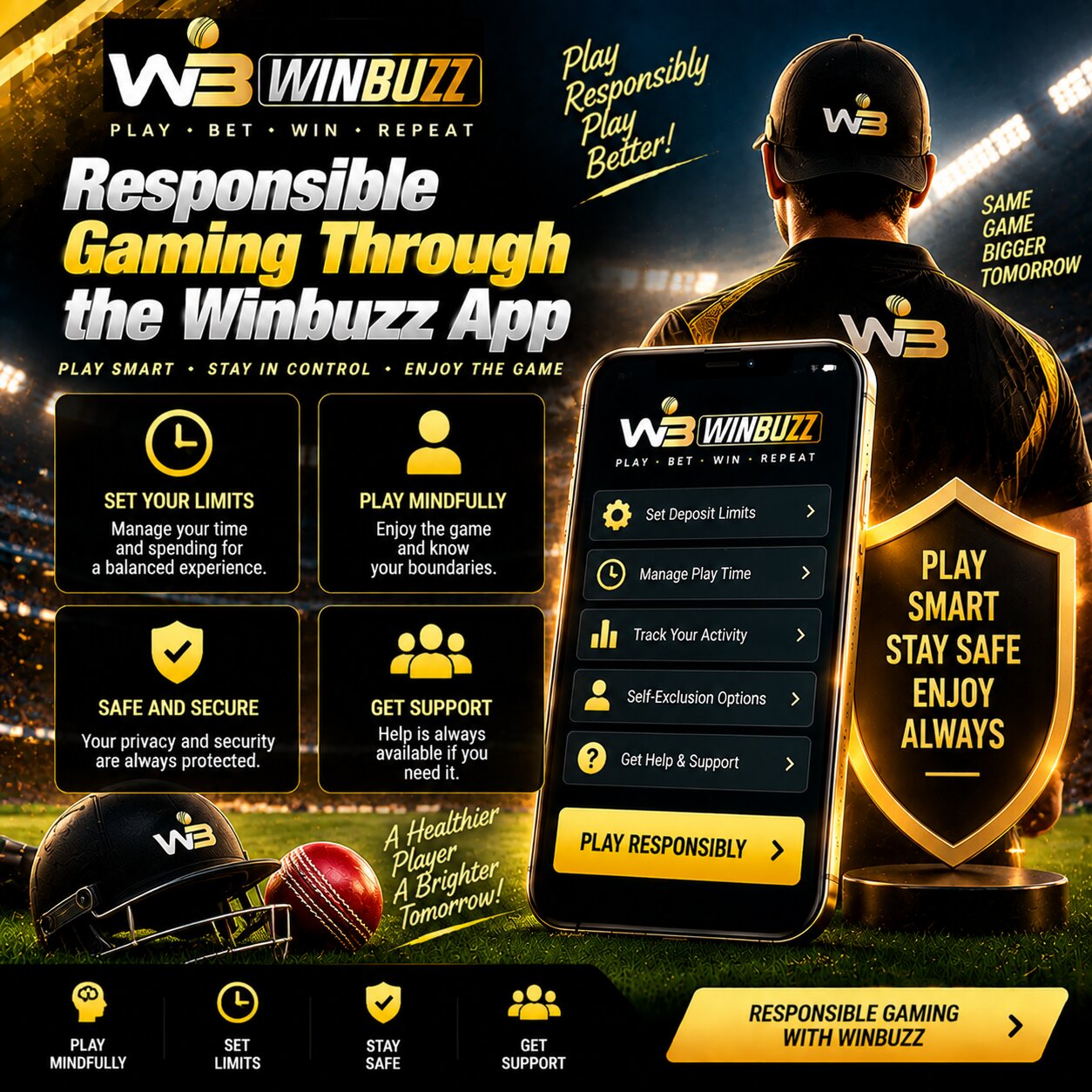 Responsible Gaming Through the Winbuzz App