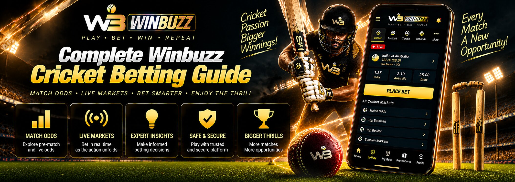 Complete Winbuzz Cricket Betting Guide