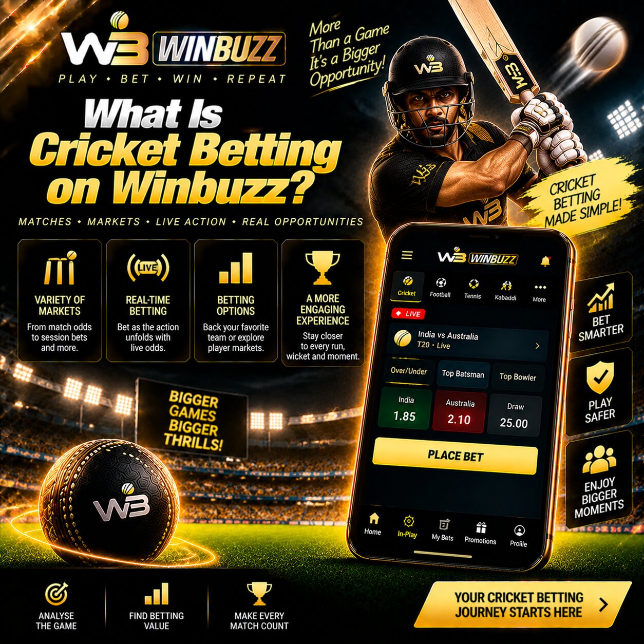 What Is Cricket Betting on Winbuzz?