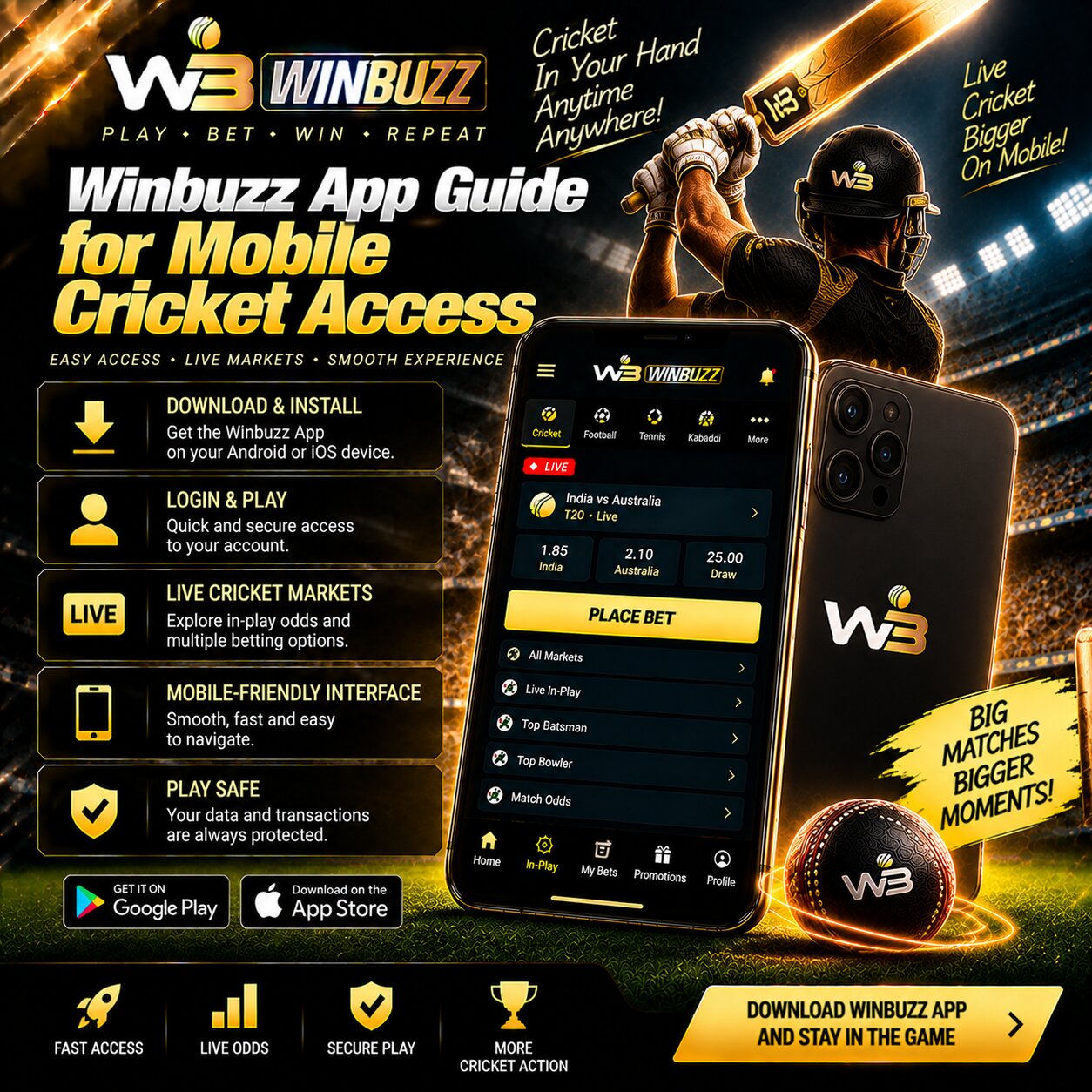 Winbuzz App Guide for Mobile Cricket Access
